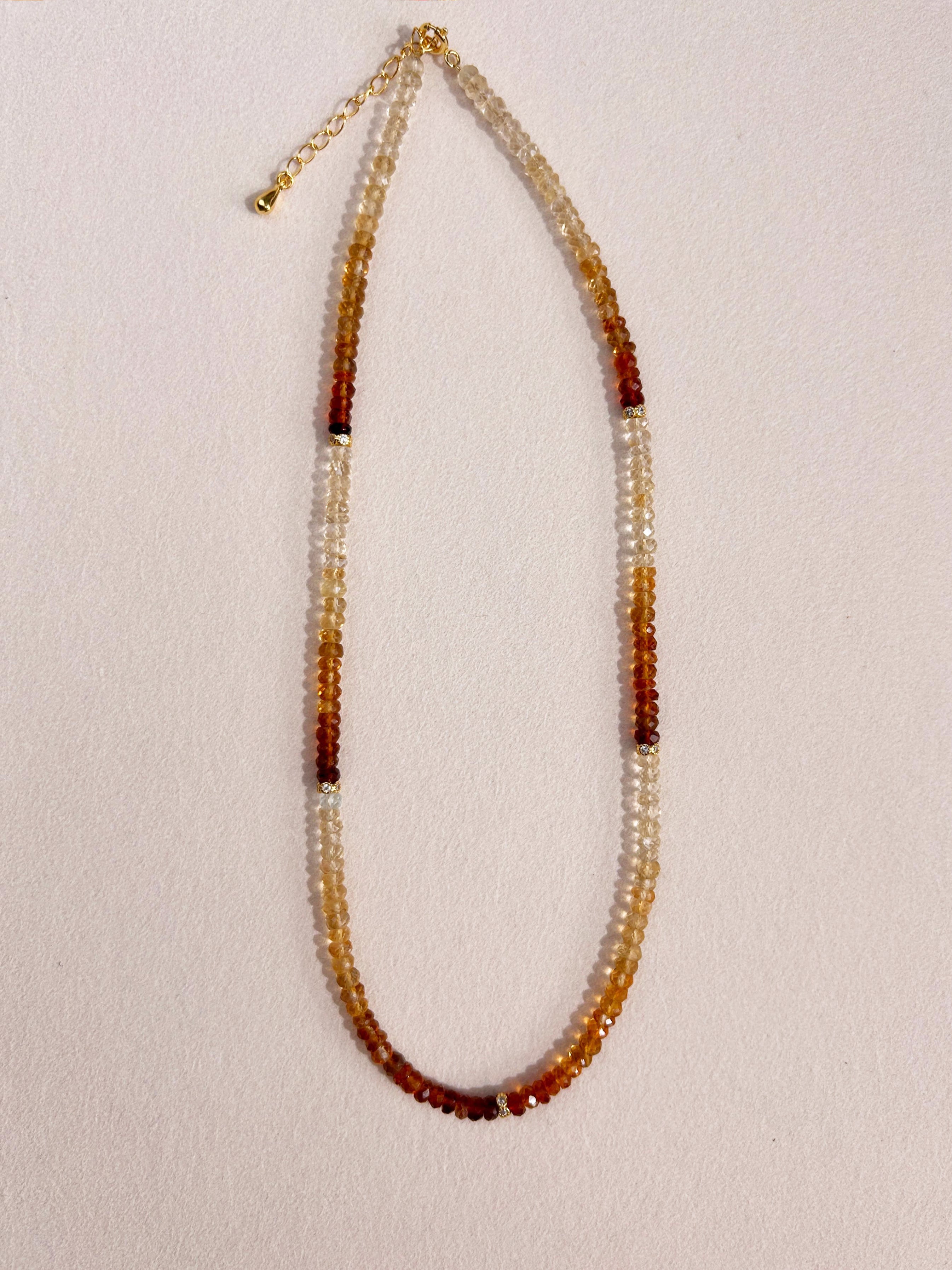 Collier en citrine