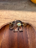 DOROTHY Pendentif petit éléphant en cristal clair