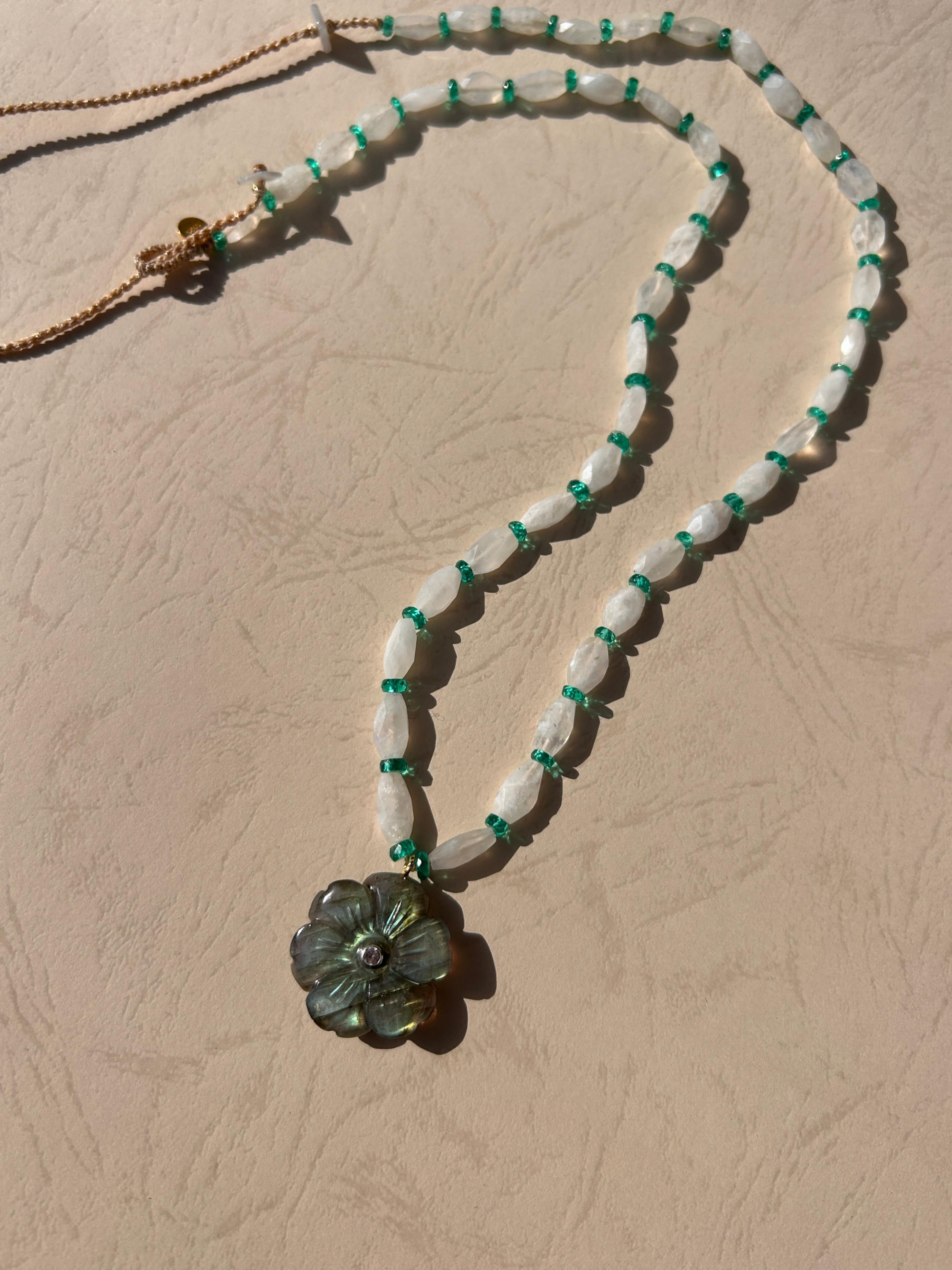 Collier Pétales d'Aurore Boréale