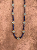 Collier en saphir et aigue-marine