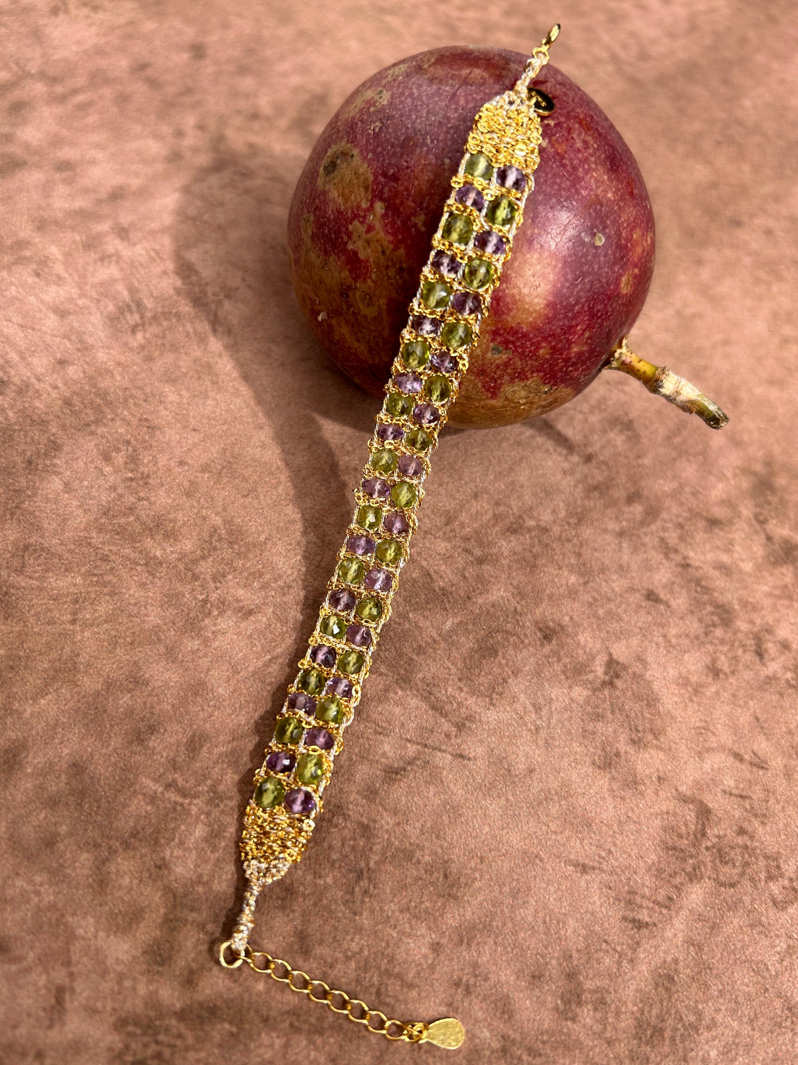 Bracelet tissé de la série Bonbon